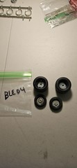 MODEL CAR SLICKS, TIRES AND MAGS BLE04