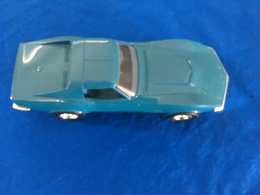 AMT Ertl 1970 CEVROLET CORVETTE LT-1 Mulsanne Blue Plastic PROMO Model Reissue