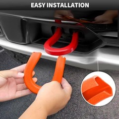 Tow Hook Cover Fit for 2007-2025 Chevy for Silverado 2007-Present Orange