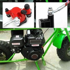 Mini Bike Brake Kit Hydraulic Disc Hand Brake the Left of The 7/8” Handlebars