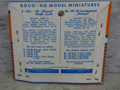 Roco Minitanks (NEW) 1/87 Z-159 WWII US Weasel Amphibious Armore Craft Lot#5809K