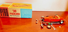 3 Pyro 1:32 Model Car Kits: 2x 1930 Packard Roadster & 1x 1932 Lincoln Phaeton