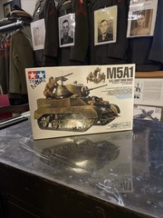 Tamiya 35313 1/35 US Light Tank M5A1 Plastic Model Kit