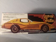 Vintage MPC BIG 1/20 LASER VETTE 1-0743 NEW OLD STOCK FACTORY SEALED 1979 MINTY
