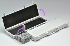TOMYTEC 1/12 Little Armory Military Hard Case A3 White x Gray Model Kit ✨USA