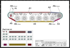 AFV 1/35 Centurion Hush Puppy Link & Length Track AFV35345