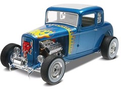 LEVEL 5 MODEL KIT 1932 FORD 5-WINDOW COUPE 2-IN-1 1/25 SCALE BY REVELL 85-4228