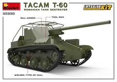 MiniArt 1/35 35230 WWII Romanian Tacam T-60 Tank Destroyer (Interior Kit)