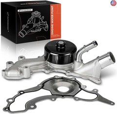 A-Premium Engine Water Pump [6Cyl 3.6L, DOHC] w/Gasket Compatible with Ram,