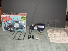 Vintage MPC 1979 BUILT Willys Panel Van Paddy Wagon 1/25 Scale Police.