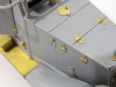 PE Set Hinges for scale model Soviet AFV 1930s 1940s 1:35
