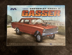 Moebius Models 1965 Chevy II Gasser 1:25 Plastic Car Kit Decals MPN 2324