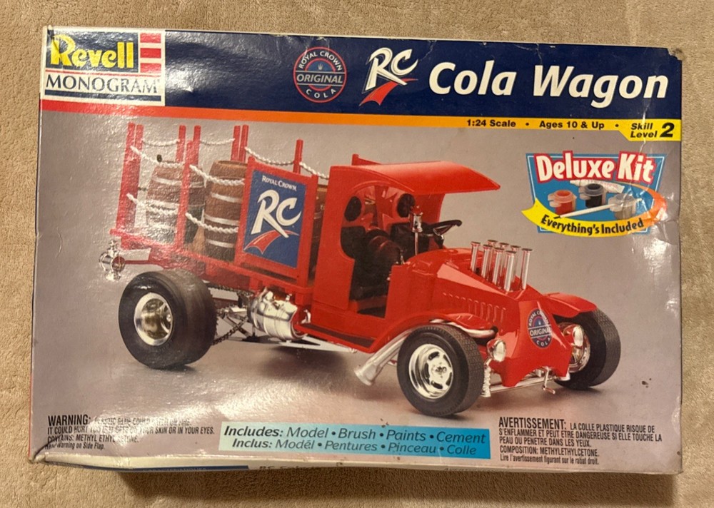 1998 Revell Monogram 6668 RC Cola Wagon Model Kit Empty Box – Box Only