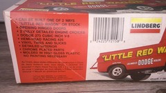 Lindberg Model car kit ” Little Red Wagon” 1965 Dodge hot rod truck Z159