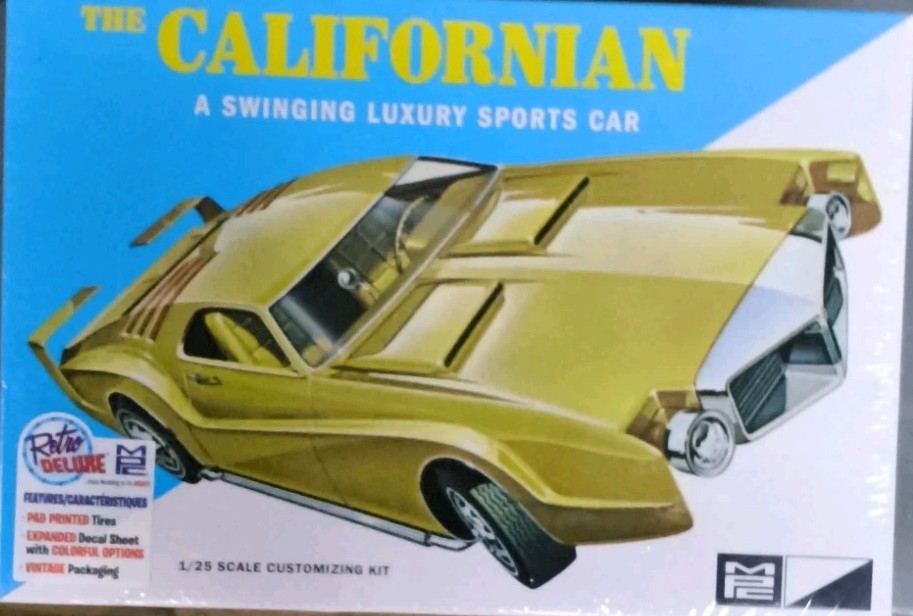MPC 942 1:25 Scale Californian Olds Toronado Model Kit – Yellow