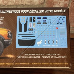 AMT 2021 Ford Bronco First Edition Model #1343m/12 (1/25)