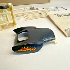 XK120 JAG HELLCAT VINTAGE AURORA 1/32 Plastic Model Kit 1960 Issue Parts only