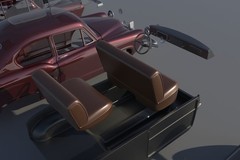 ABS Like Resin 3D Printed 1951 Henry J Model in 1/25