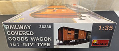 MINIART, Railway Covered Goods Wagon 18t `NTV` Type, #35288, 1:35, !!Sealed!!