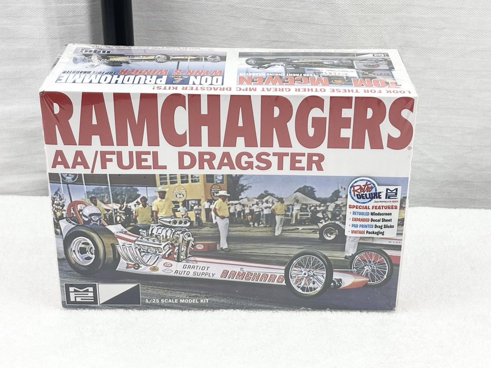 MPC 1/25 Scale Model Kit Ramchargers AA/Fuel Dragster Sealed New In Box
