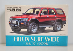 Aoshima Hilux Surf Wide SSR-X 4 Door, 1/24 Scale Plastic Model Kit 4, New Sealed