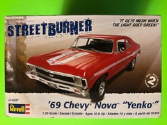 1969 CHEVROLET NOVA YENKO COUPE MODEL KIT 1/25 SCALE REVELL COOL NEW LOOK!!