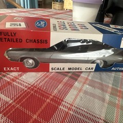 1970 CHEVROLET CAMARO SS 396 SILVER/BLACK Dealer Promo Model/jo Han Mint Box