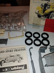 Vintage #4859-500 Hubley 1930 Packard Sport Phaeton Metal Model Kit