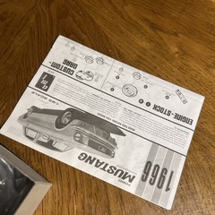 AMT 1966 Ford Mustang Hardtop 1/25 Scale Model Kit Sealed AMT 704 /12 USA 2012