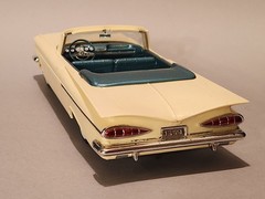 Vintage SMP/AMT 1959 Chevrolet Impala Conv 1/25 Scale Built Kit – Super Clean!