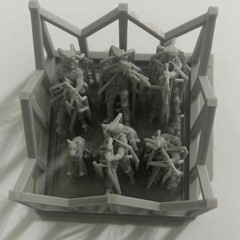 3D Printed 1/72/64/48 US Special Forces Squad Figures Unpainted Model