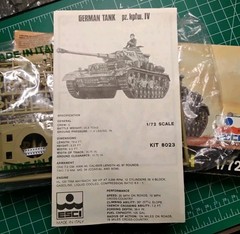 ESCI 1/72 scale German Panzerkampfwagen IV Ausf. H Model Kit