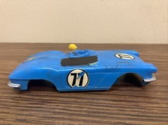 Vintage 60’s Slot Car Body Strombecker Blue #77