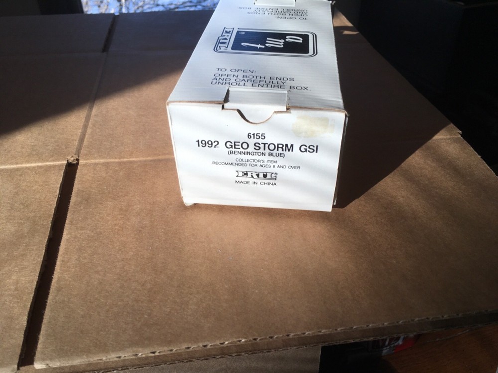 Amt/Ertl 1992 Geo Storm Gsi Bennington Blue