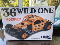 1936 Chevy Modified Stock Car, “Wild One” 1/25 New in Factory Sealed Box by MPC