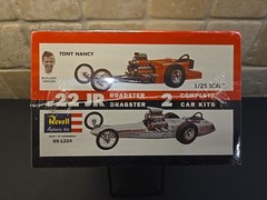 Revell, Tony Nancy, 22 JR Roadster/Dragster, 2 car kits, 1/25 !!Factory Sealed!!