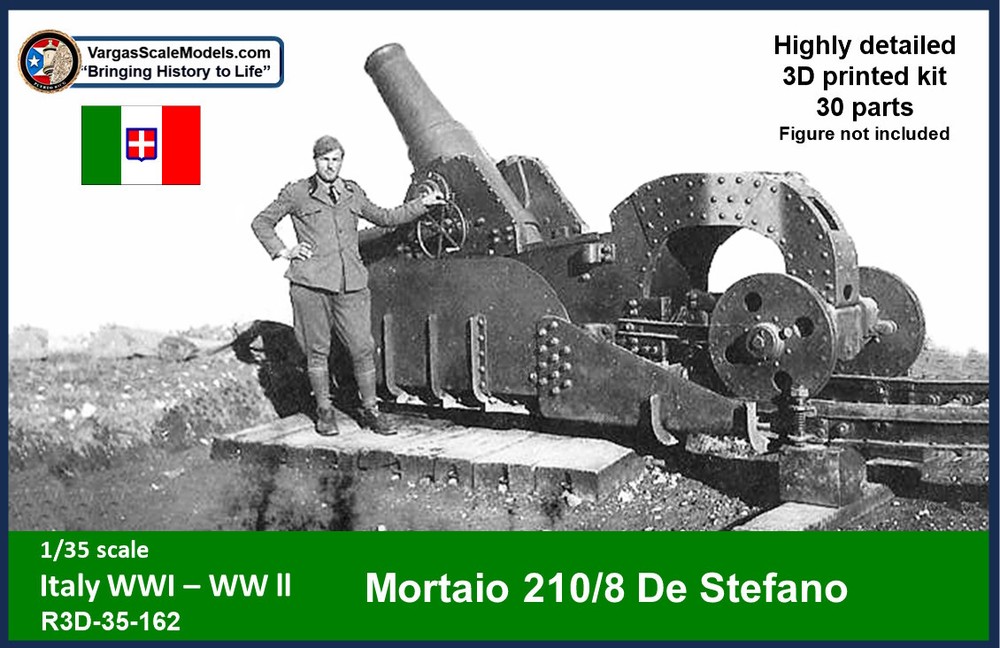 1/35 Mortaio 210/8 De Steffano Italy, Criel Modesl Meng Takom CSM SS Models