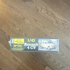 Heller Renault 4CV 1:43 Scale Unassembled Model Kit Single Unit MPN 174