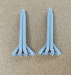 RESIN 3D PRINTED 1/25 MUD, PULLING, DEMO DERBY VERTICAL HEADERS TALL W/O FLAPPER