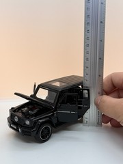 Mercedes AMG G-Class Diecast Model Car Metal Black w/ Lights & Opening Doors