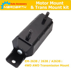 Set of 3, Front Motor Mount and Trans Mount Compatible with 2007-2013 Silverado