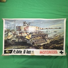 Nichimo Panzerkampfwagen IV Ausf H Motorized Vintage Model kit 1/30 W/LOT