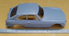 ABS-LIKE RESIN 3D PRINTED 1/25 1965 MG MGB GT, MGB-GT COUPE BODY