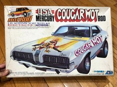 USA MERCURY COUGAR HOT ROD 1/20 MODEL KIT ARII VINTAGE
