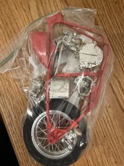 Vintage Model Motorcycle Parts Lot Misc