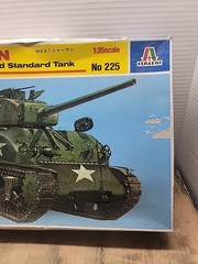 Sherman M4 A1 Allied Standard Tank. Italeri 1:35 Model Kit /0426-ys5