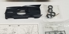1:32 IMAI Batman Batmobile Model Kit 100% Complete In Molded Black New Shelf E3