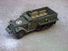 Roco Minitanks Painted & Detailed WWII US M-3 Halftrack Lot#8633B©