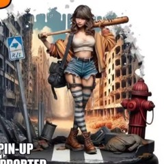 1/24 Resin Figures Model Kit Wasteland Queen Unpainted,Unassembled Model Kit.