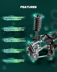Front Inner Outer Tie Rod End w/Steering Boot fit for Chevy Silverado 1500